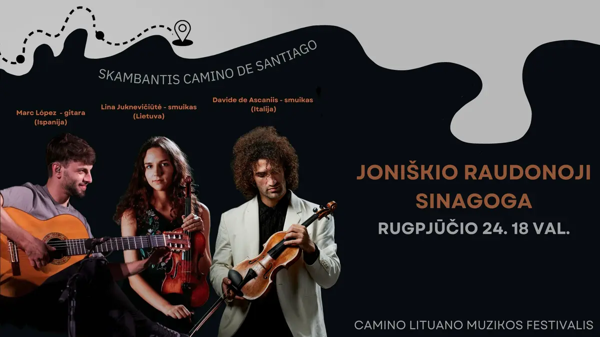 Camino Lituano muzikos festivalis Joniškio Raudonojoje sinagogoje
