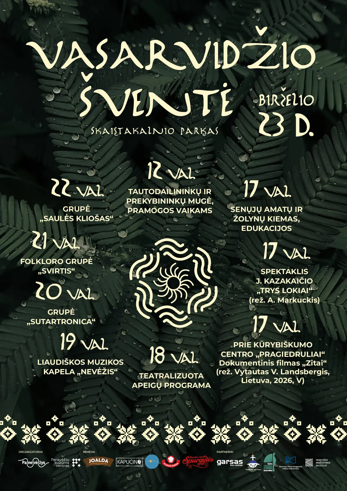 Panevėžys kviečia į Vasarvidžio šventę Skaistakalnio parke