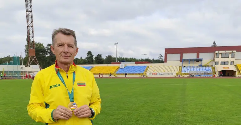 Alytiškis Antanas Grigaliūnas triumfavo Baltijos šalių lengvosios atletikos meistrų čempionate