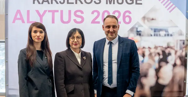 Pirmoji Pietų Lietuvoje Studijų ir karjeros mugė Alytuje sulaukė išskirtinio susidomėjimo