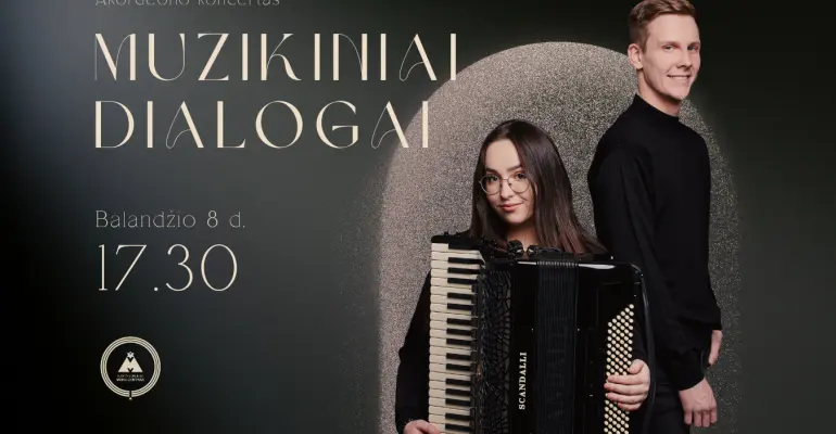 Nemokamas akordeono koncertas „Muzikiniai dialogai“