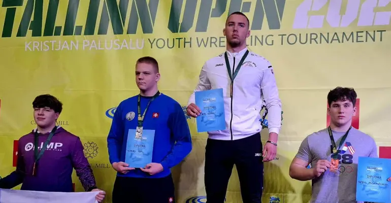 Alytaus sporto centro imtynininkų pasirodymas Taline – bronzos medalis ir vertinga patirtis!