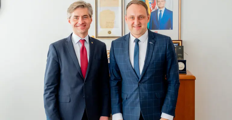 Užsienio reikalų ministras K. Budrys – apie Alytaus miesto lyderystę diasporos srityje ir tarptautinių ryšių plėtros galimybes