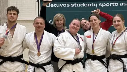 Amžius – ne riba: Alytaus sporto centro treneris Donatas Nedzinskas iškovojo bronzą Lietuvos studentų dziudo čempionate!