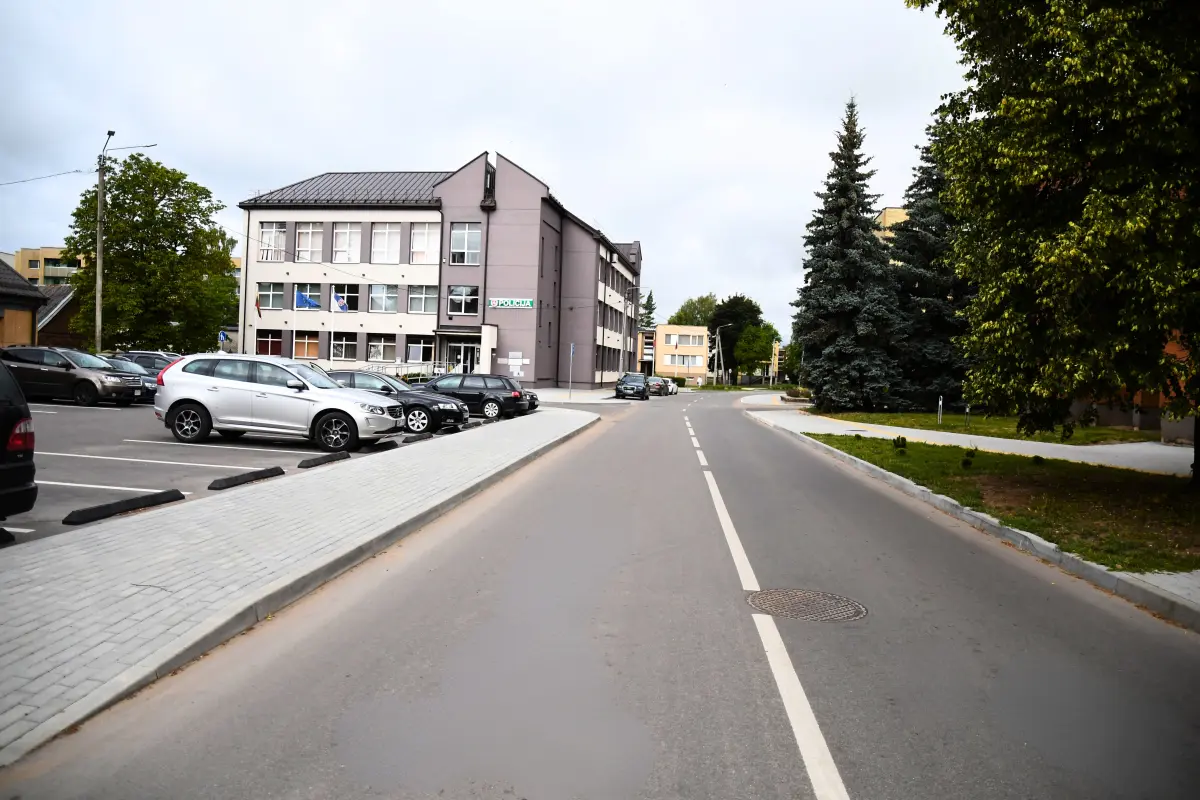 Baigti Medžiotojų gatvės kapitalinio remonto darbai
