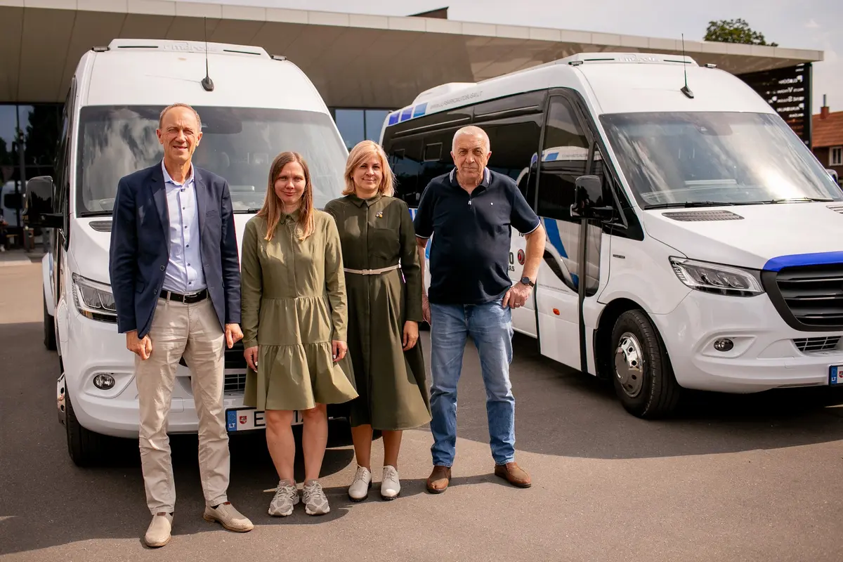 Jurbarko autobusų parkas tęsia viešojo transporto atnaujinimą