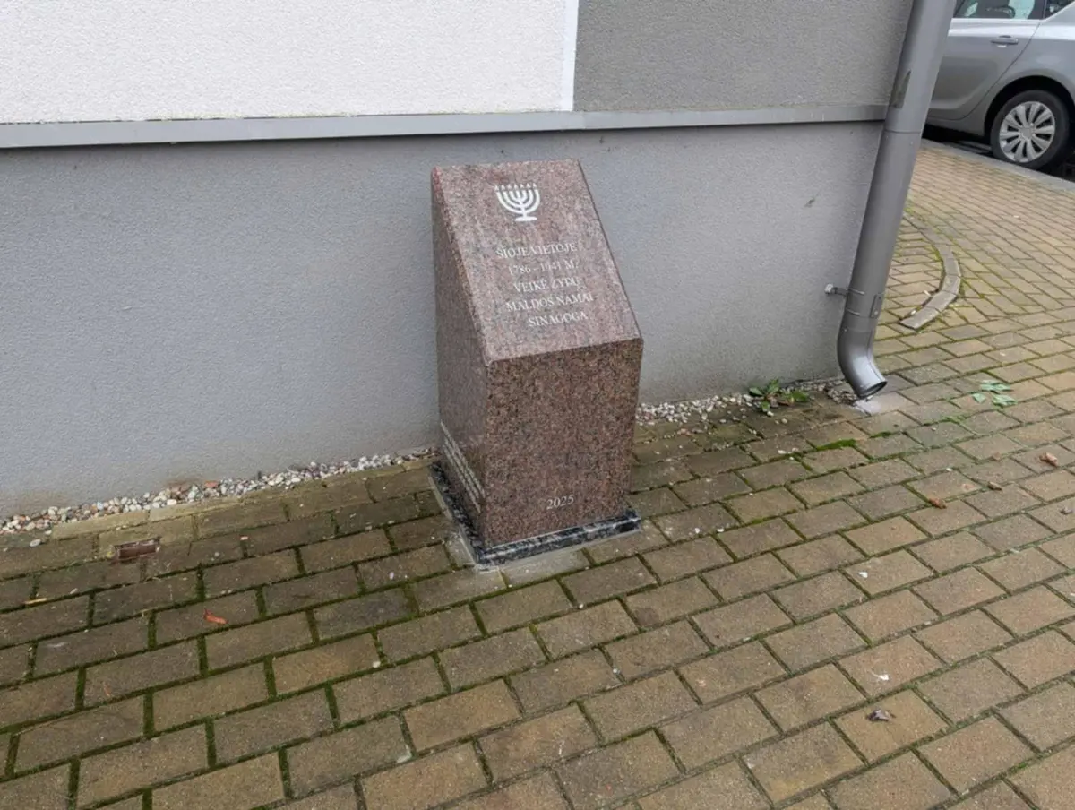 Įamžintas Jurbarke ir Smalininkuose veikusių žydų sinagogų atminimas