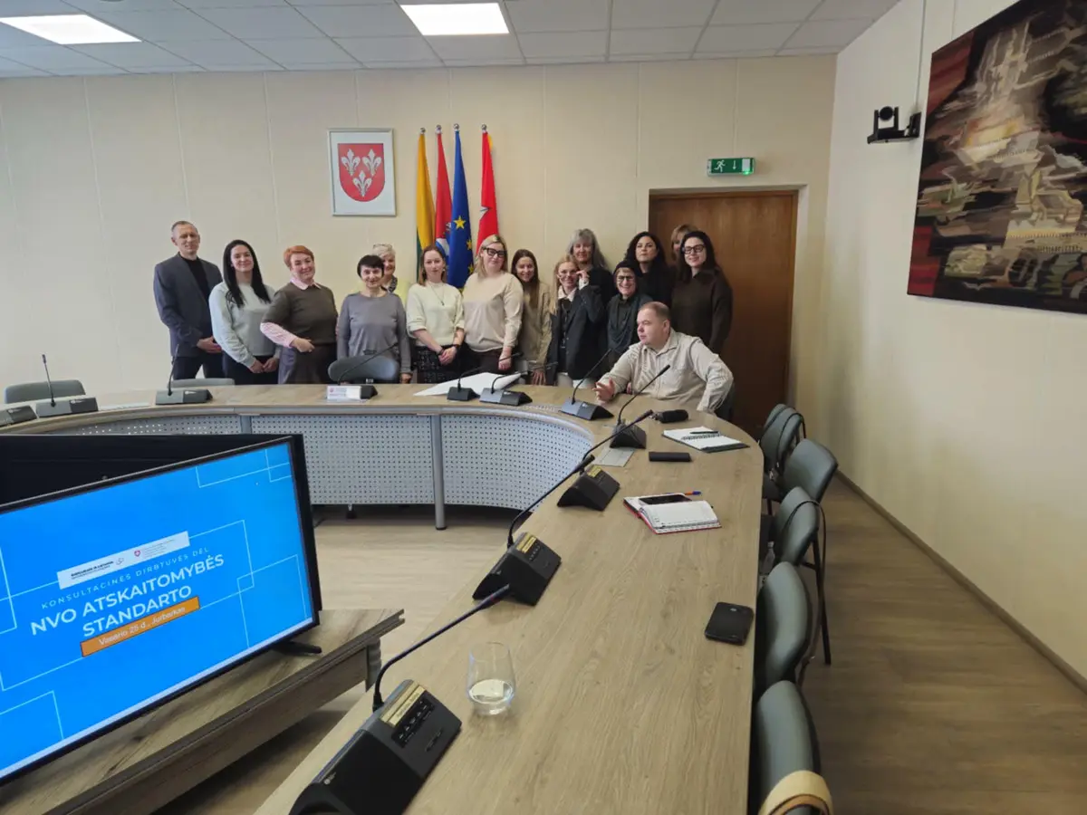 Jurbarke aptartas nevyriausybinių organizacijų vaidmens stiprinimas ir skaidrumo didinimas