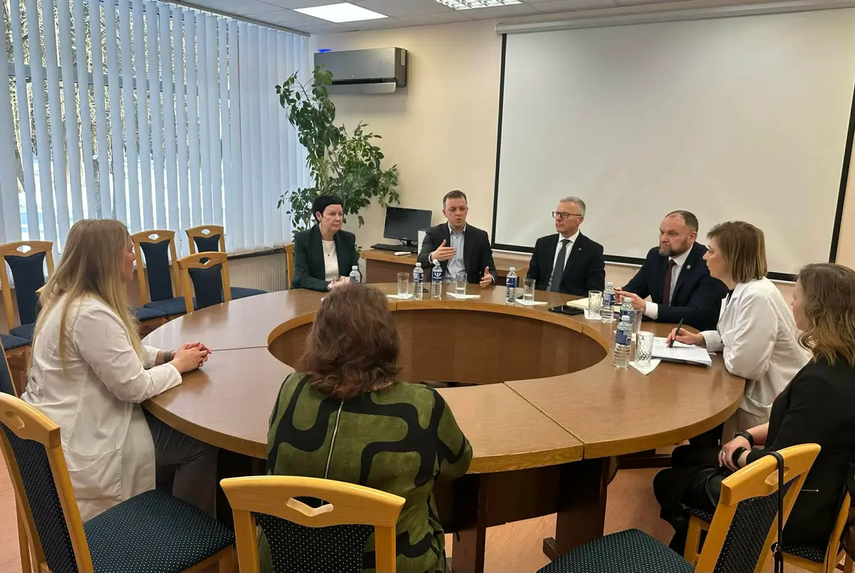 Viceministrų vizitas Jurbarko ligoninėje