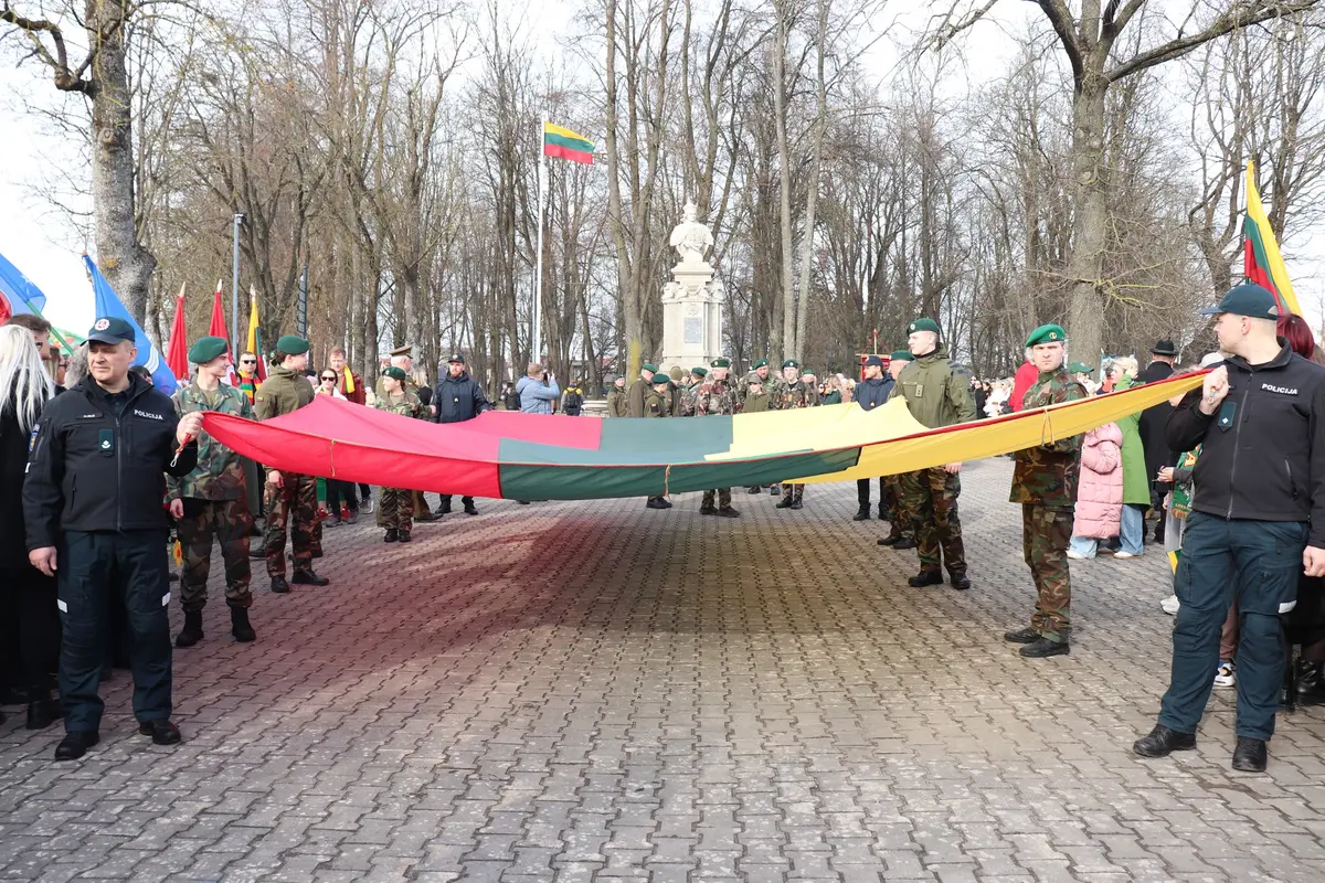 Laisvės spalvomis pražydęs Jurbarkas