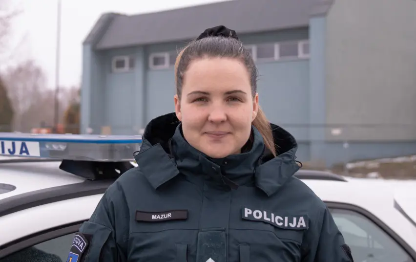 Žurnalistė savo pašaukimą rado policijoje