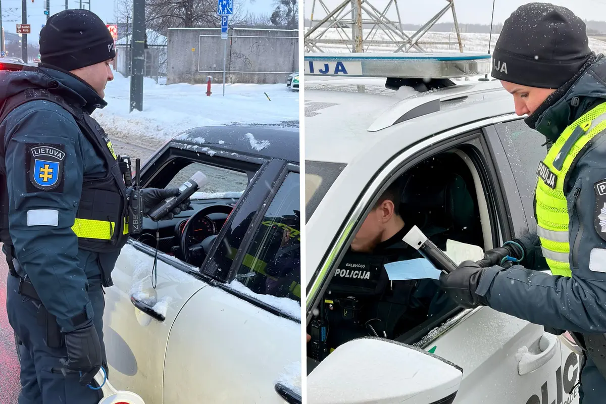 Sudėtingos eismo sąlygos priverčia mažinti greitį