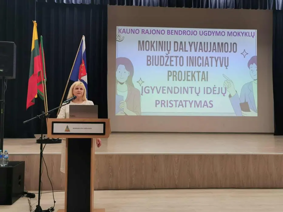 Kauno rajono mokyklos dalijosi dalyvaujamojo biudžeto sėkmėmis