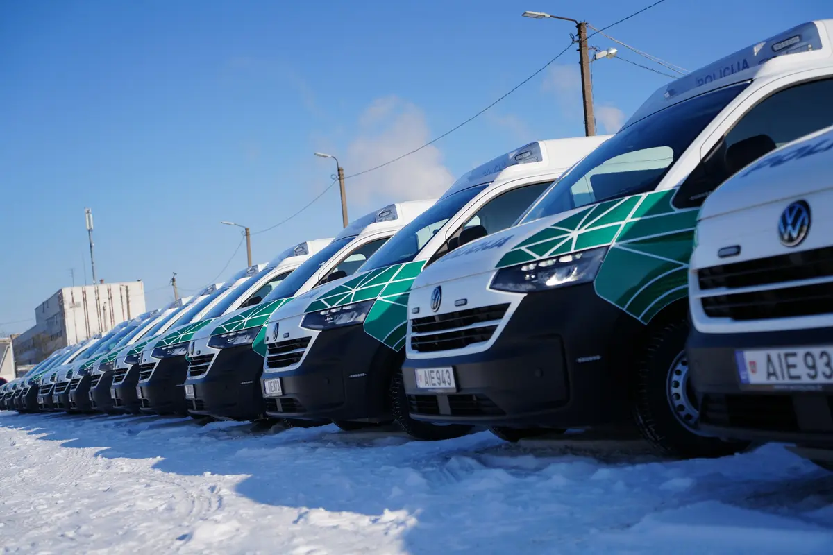 Kauno AVPK autoparką papildė 39 nauji tarnybiniai automobiliai