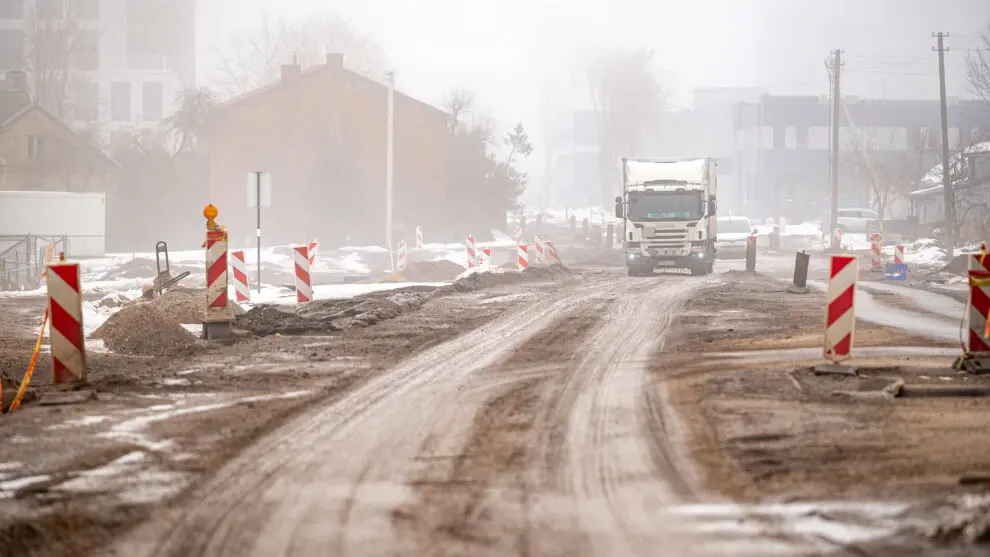 Tvarkomos H. ir O Minkovskių gatvės prieigose – papildomi eismo ribojimai