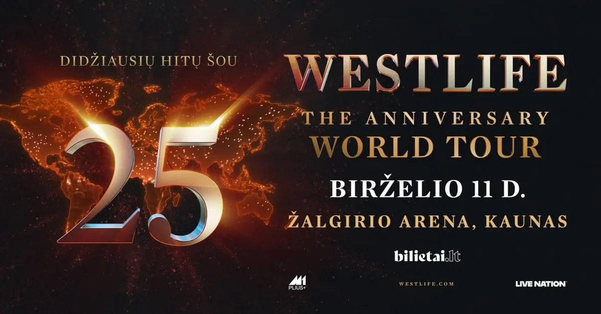 Westlife 25: the anniversary world tour