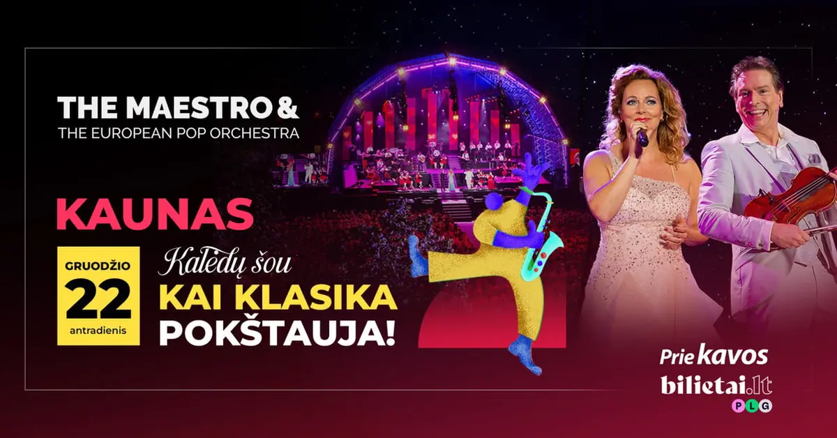 The Maestro & European Pop Ochestra Kalėdų šou ''kai klasika pokštauja''