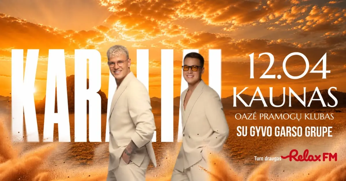 Grupė ''Karaliai'' koncertinis turas su gyvo garso grupe | Kaunas
