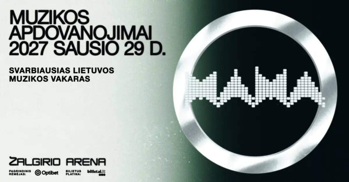 Metų muzikos apdovanojimai m.a.m.a. 2026