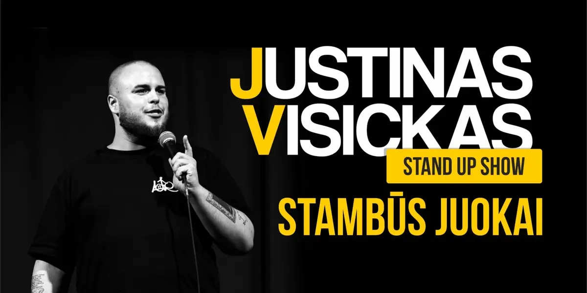 Justinas visickas stand up show ,,stambūs juokai" (Kaunas)