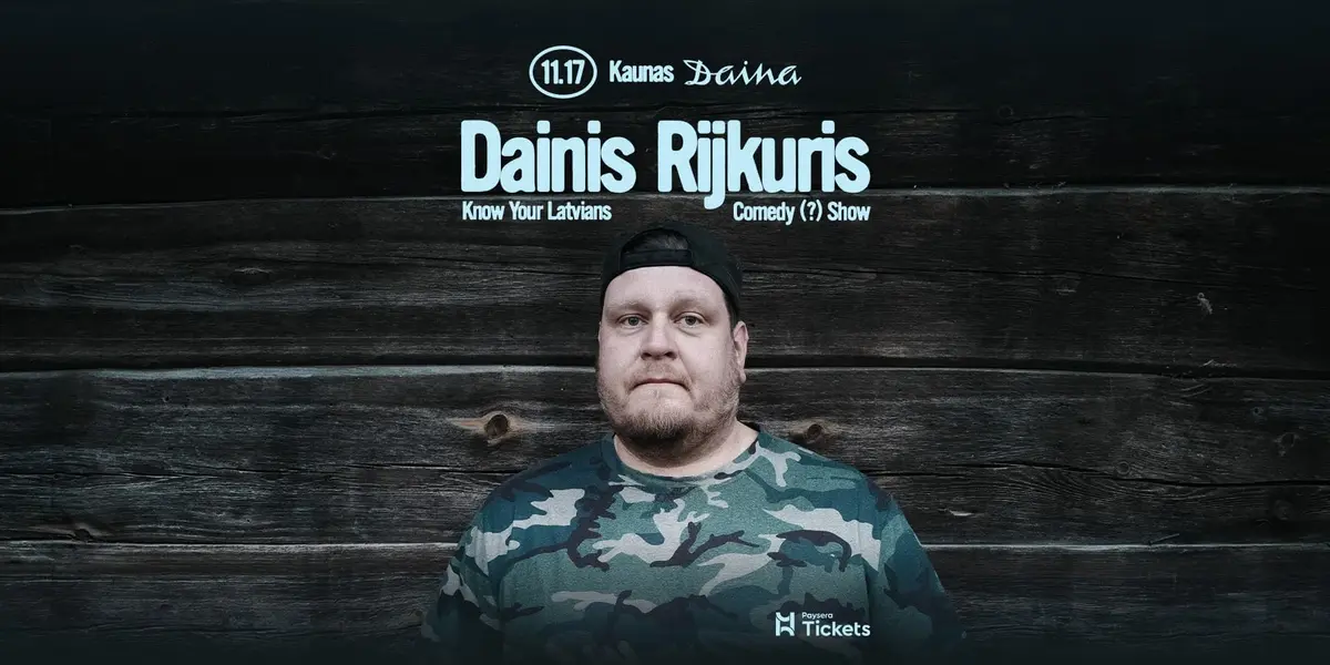 Know Your Latvians - Dainis Rijkuris Comedy (?) Show | Kaunas