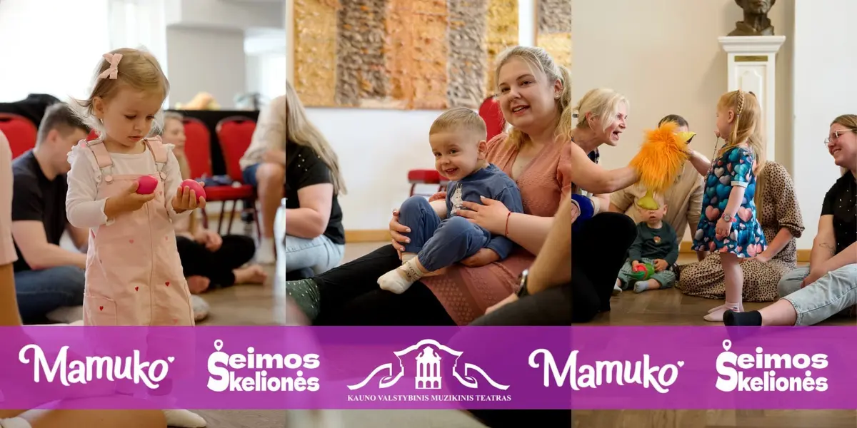 Muzikinė edukacija šeimai (vaikams nuo 2,5 m. iki 5 m.) | Kaunas 2026-11-15