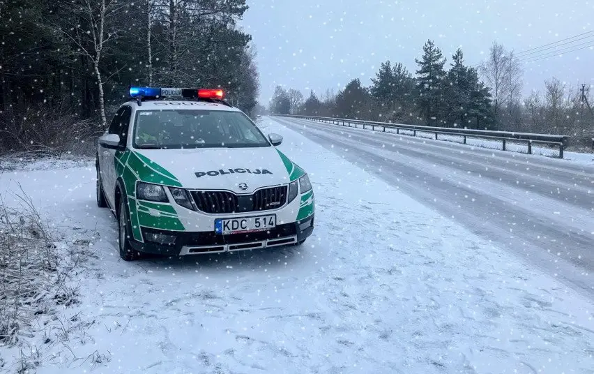 Policija įspėja: žiemos pramogomis mėgaukitės atsakingai