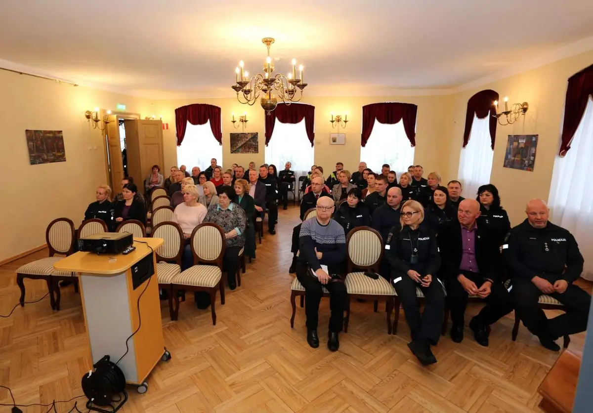 Pristatyta Kelmės rajono policijos komisariato ataskaita