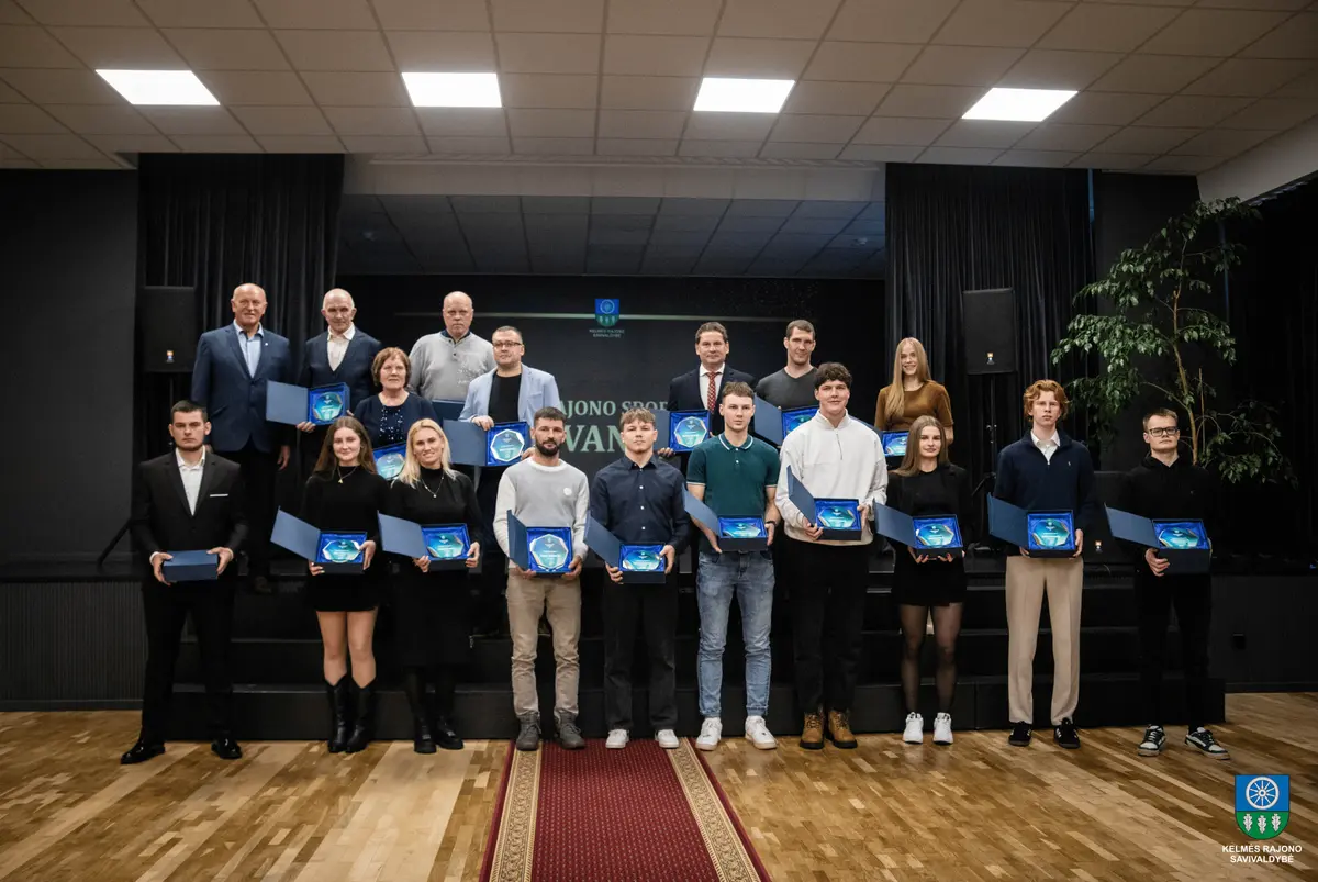 Kelmėje pagerbti geriausi 2025 metų rajono sportininkai