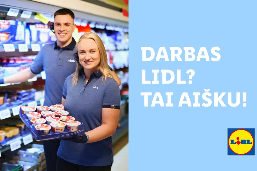 „Lidl Lietuva“ pristato naują darbdavio įvaizdžio kampaniją: dėmesys – komandai, karjerai ir atlyginimui