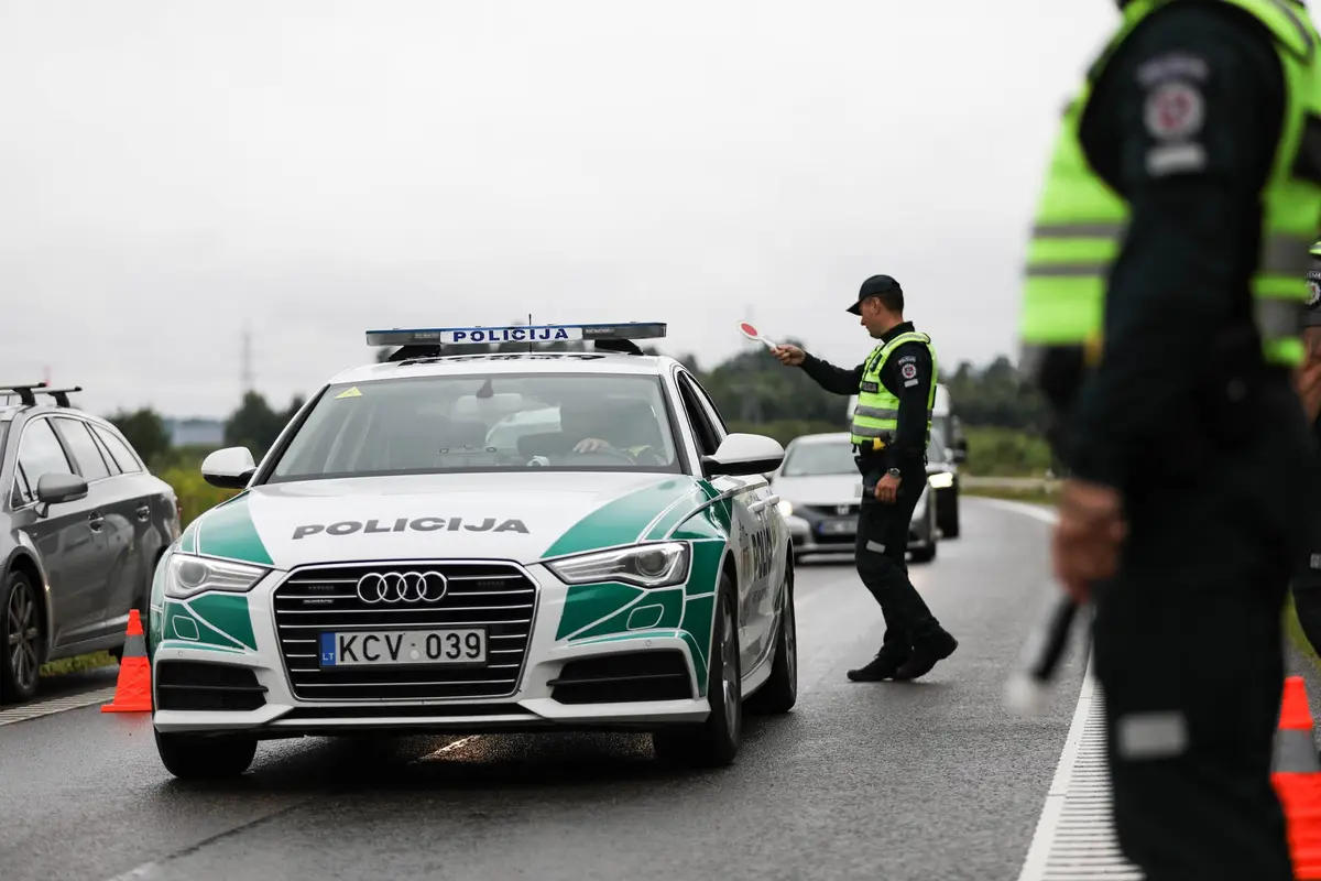 Rugsėjį šalies keliuose policijos organizuojamos prevencinės priemonės