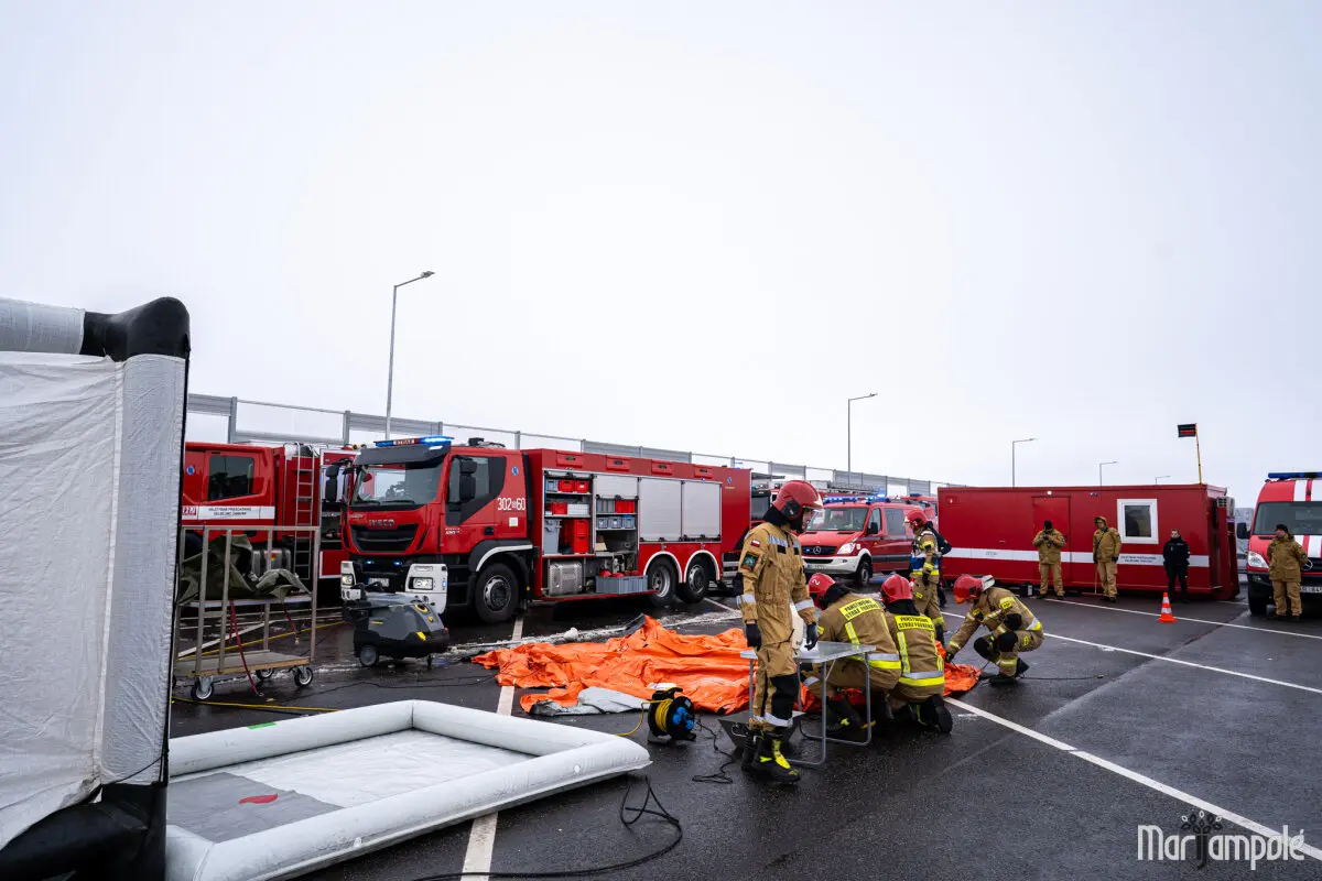 Tarnybų vienybės išbandymas: Marijampolėje inscenizuota cheminė avarija