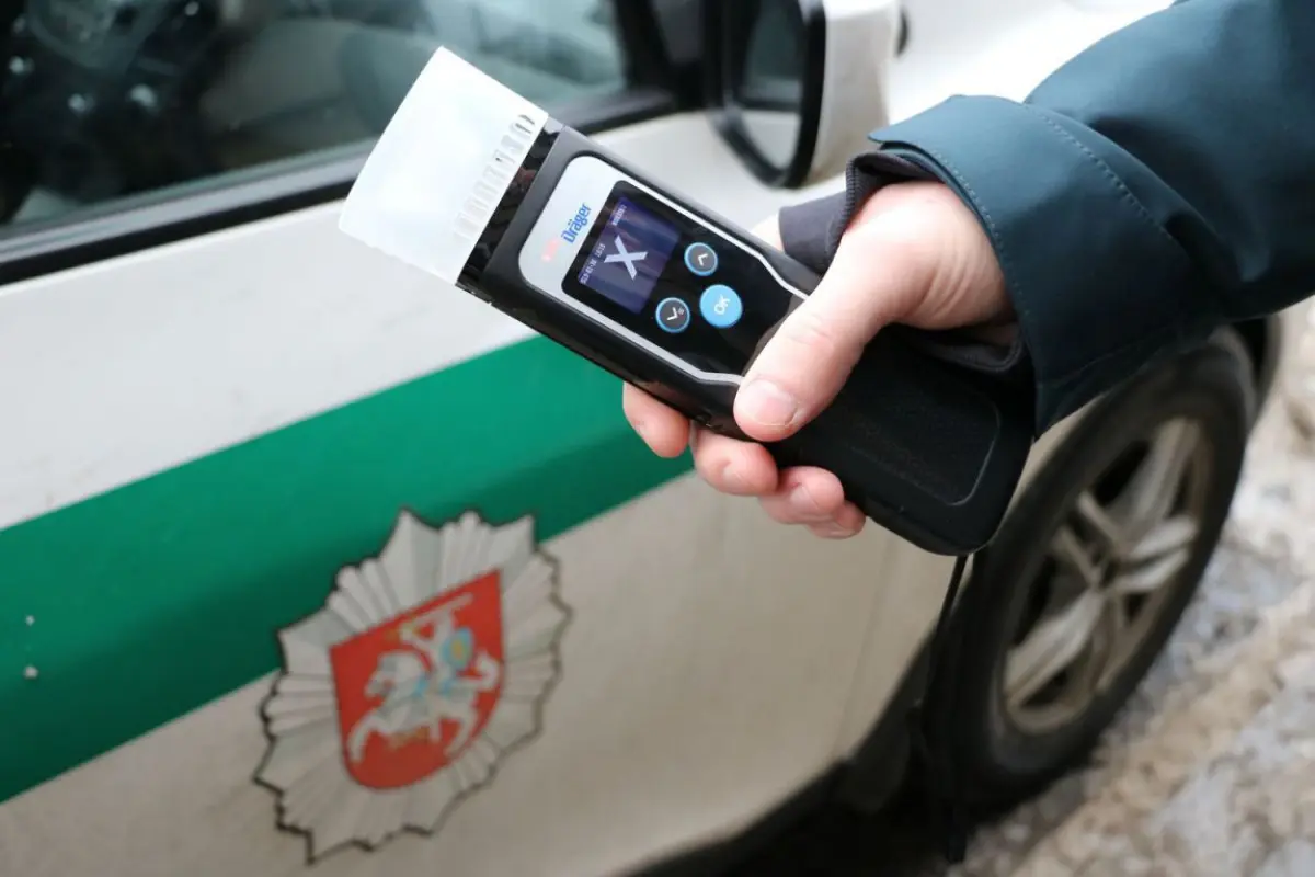 Neblaivus vairuotojas Marijampolėje – „Audi A4“ vairavęs vyras įpūtė 1,60 prom.
