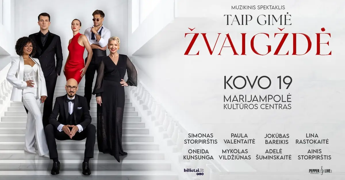 Muzikinis spektaklis ''taip gimė žvaigždė'' | Marijampolė