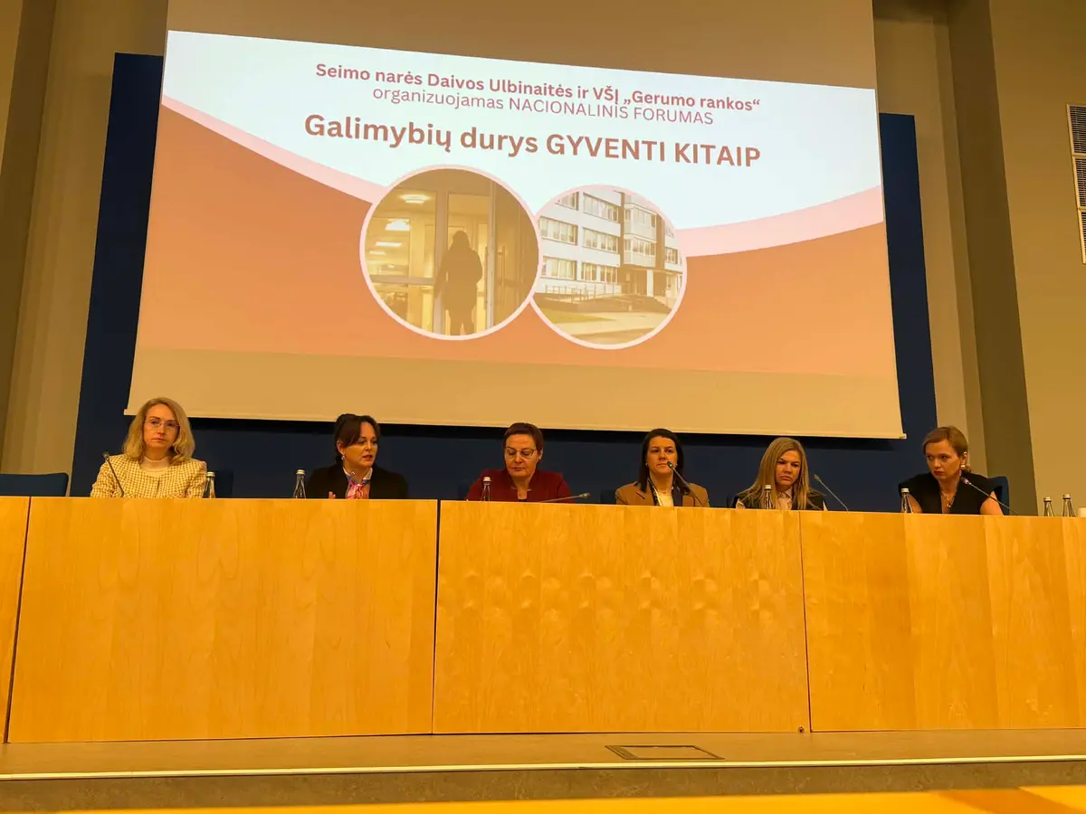 Pagėgių savivaldybės atstovės dalyvavo nacionaliniame forume „Galimybių durys: gyventi kitaip“