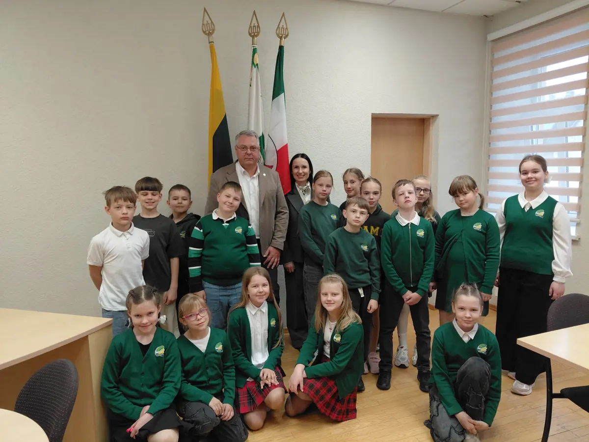 Mokiniai lankėsi Pagėgių savivaldybėje