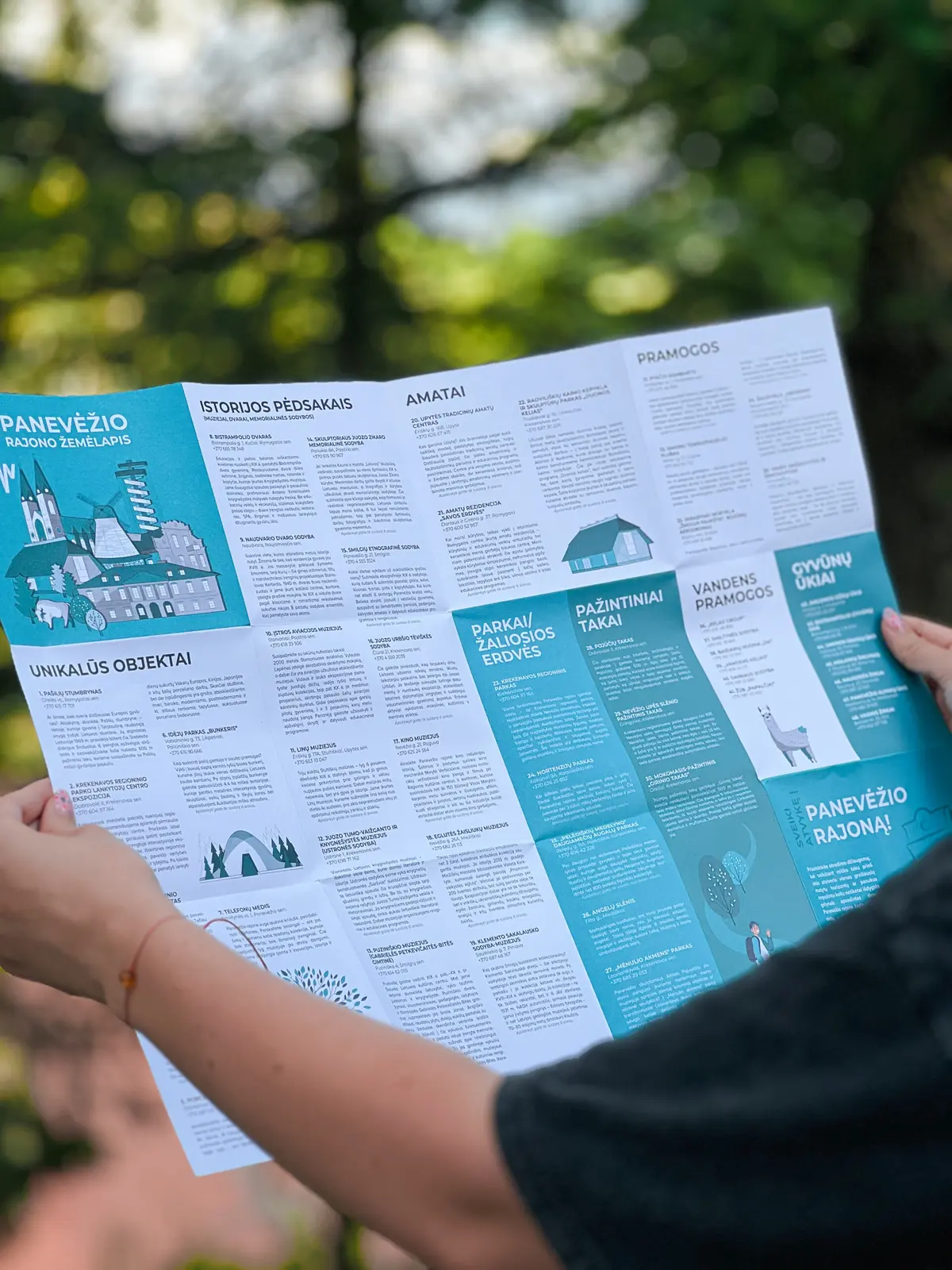 Smalsiems ir norintiems keliauti – naujas Panevėžio rajono turistinis žemėlapis
