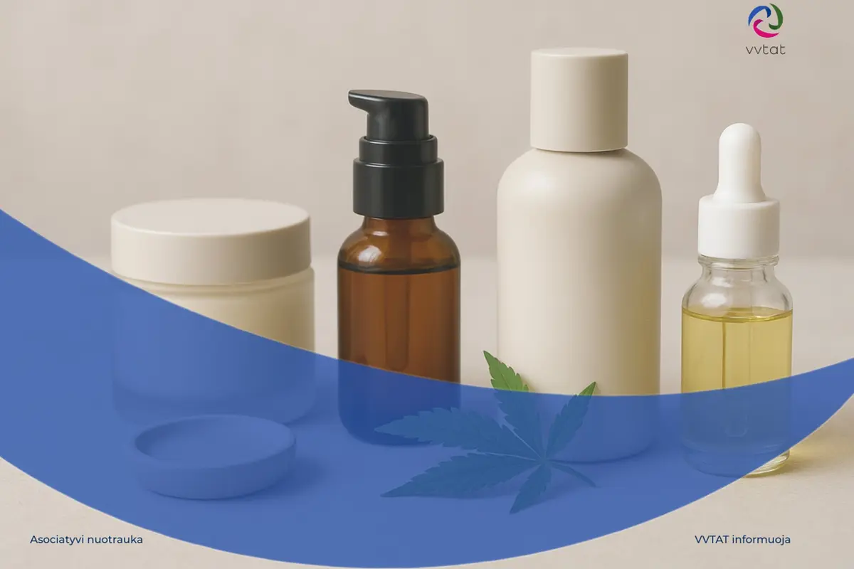 VVTAT skyrė baudas už netinkamą CBD gaminių patiekimą rinkai