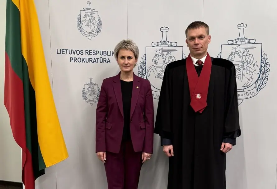 Panevėžyje prisiekė prokuroras Mindaugas Klemenis