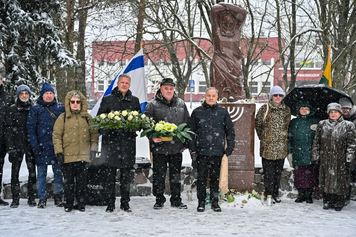 Panevėžyje paminėta Tarptautinė Holokausto aukų atminimo diena
