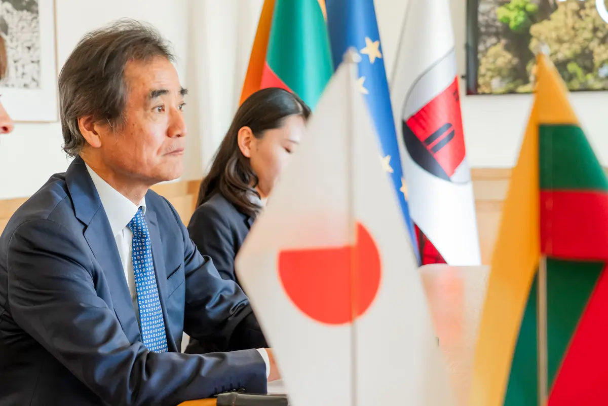 Panevėžyje lankėsi Japonijos ambasadorius J. E. p. Shinsuke Shimizu