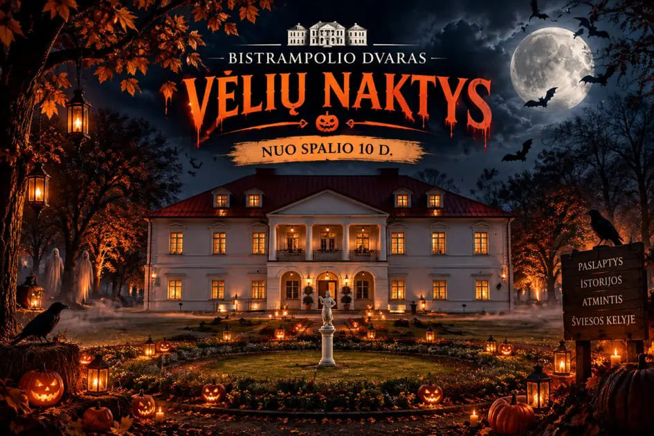 Šviesų festivalis ''bistrampolio vėlių naktys''