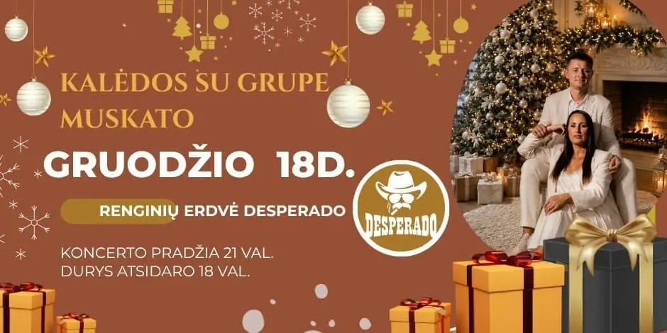 Kalėdos su grupe muskato