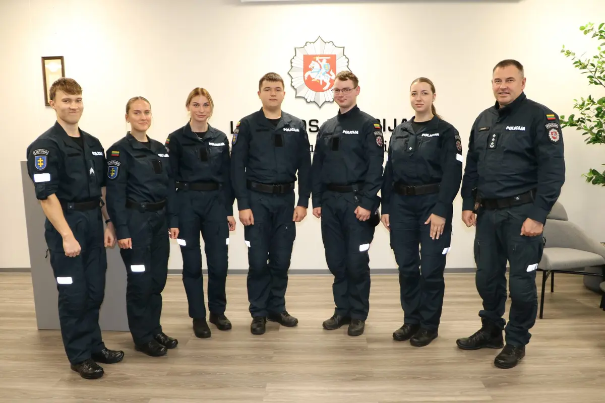 Nauji kolegos Panevėžio apskrities policijos bendruomenėje