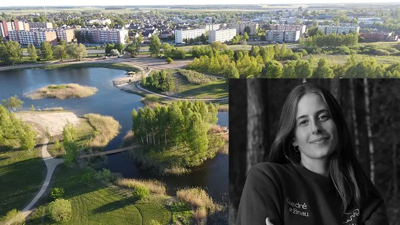 Radviliškio parkui atnaujinimo idėją kurianti G. Grigonytė: čia trūksta aktyvaus laisvalaikio zonų