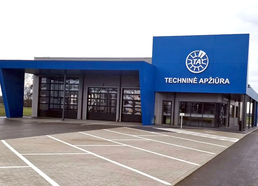 Radviliškyje baigtas statyti naujas Techninių apžiūrų centro pastatas