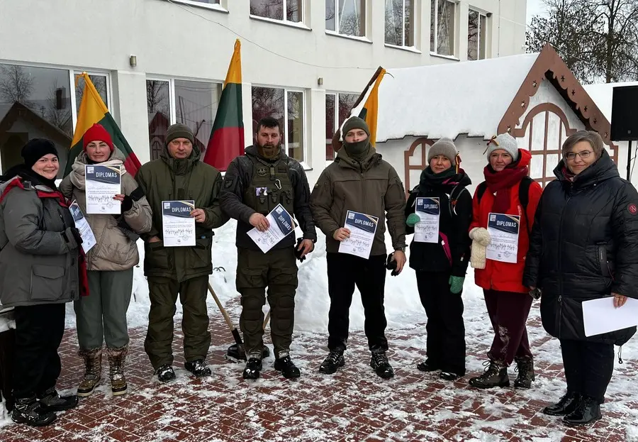 Žygis „Laisvės keliu“ Baisogaloje, skirtas Sausio 13-ajai paminėti