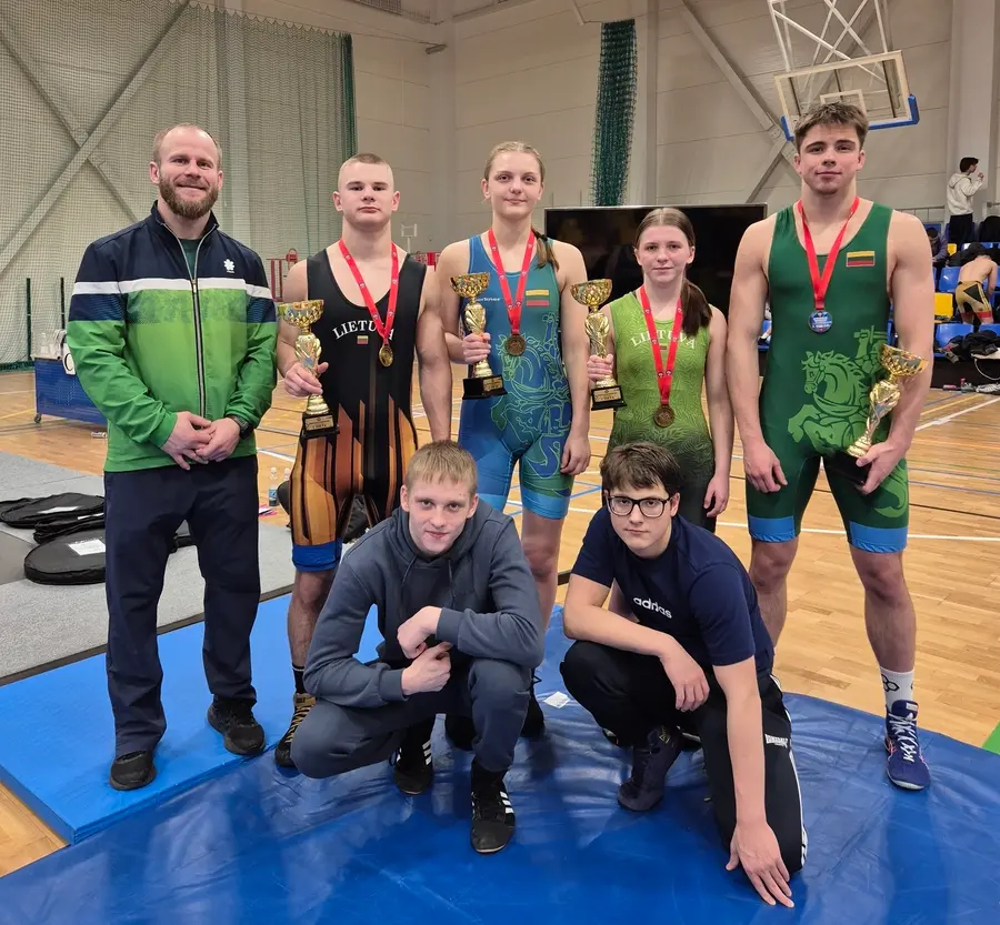 Radviliškiečių pasiekimai Lietuvos U20 imtynių čempionate