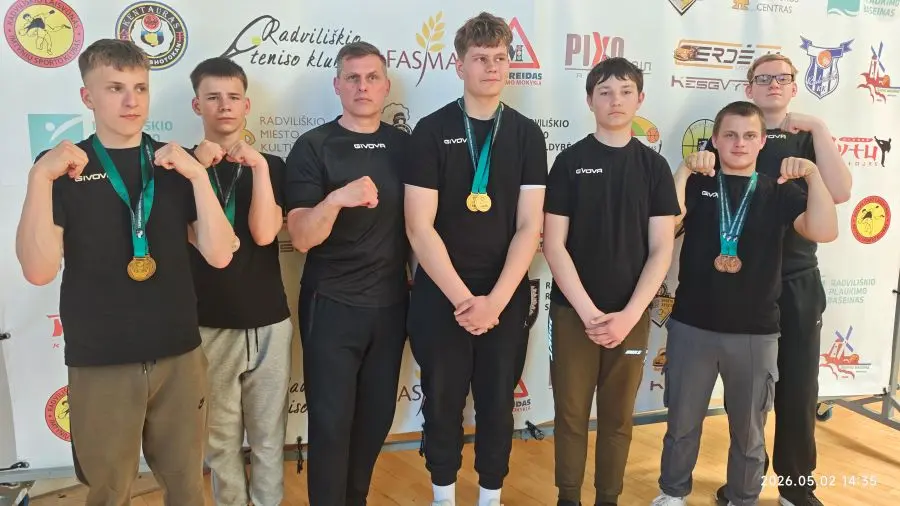Baisogalos gimnazijos sportininkai – tarp stipriausiųjų „Radviliškis CUP 2026“ varžybose
