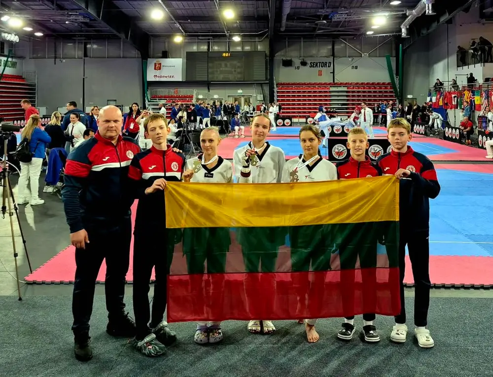 Radviliškio tekvondo sportininkai Varšuvoje iškovojo tris medalius